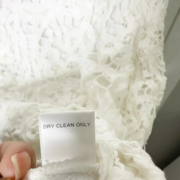 BANANA REPUBLIC Size 8 Sleeveless Lace Shift Mini Dress - Picture 6 of 7